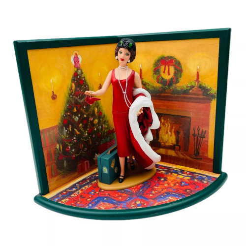 98 Holiday Voyage Barbie Homecoming Collection Roaring Twenties Card Display 1998 Dolls Miniature.ru