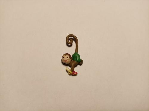 Миниатюра кукольная Обезьяна с бананом