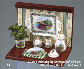 Минидисплей "Столовый сервиз "Утки"