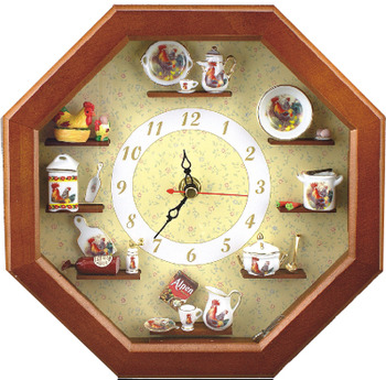 Настенные часы "Петухи"