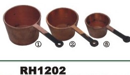 Набор медных ковшиков 