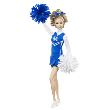 Коллекционная кукла Барби болельщица/черлидер Кентуки