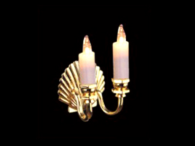 Бра на стену в виде двух свечей