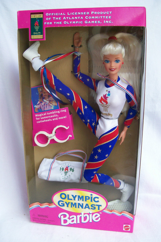 Кукла Барби Олимпийская Гимнастка шарнирная, 96г.